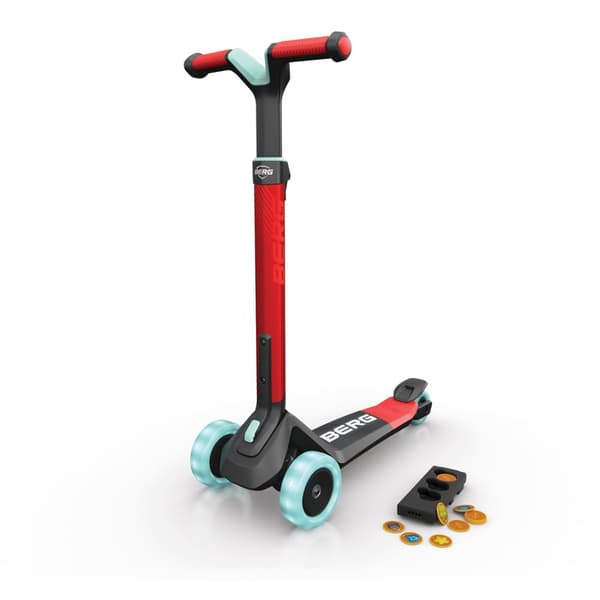 BERG Nexo-løbehjul til børn + Wheel Lights + Magnet-deck
