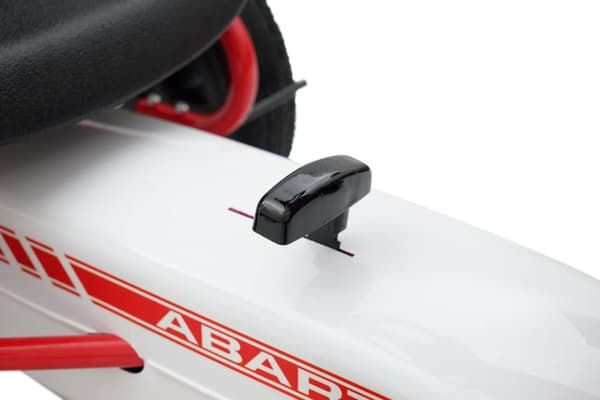 Abarth Pedal Gokart till barn, 3-8 år, vit