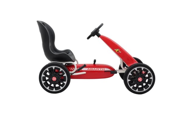 Abarth Pedal Gokart till barn, 3-8 år, röd