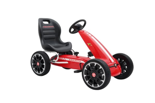 Abarth Pedal Gokart till barn, 3-8 år, röd