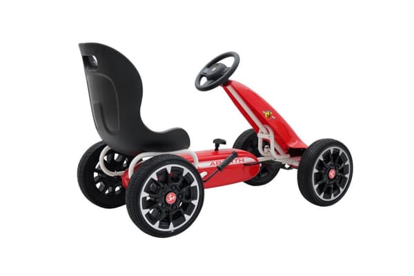 Abarth Pedal Gokart till barn, 3-8 år, röd