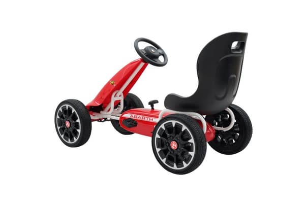 Abarth Pedal Gokart till barn, 3-8 år, röd
