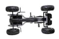 Miniatyrbild 4 av 9: MegaLeg Power-XL pedal-gokart för barn, svart