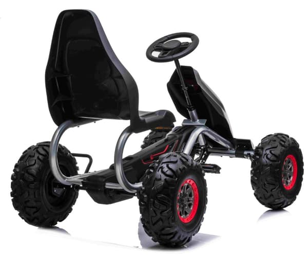 MegaLeg Power-XL pedal-gokart för barn, svart