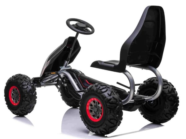 MegaLeg Power-XL pedal-gokart för barn, svart