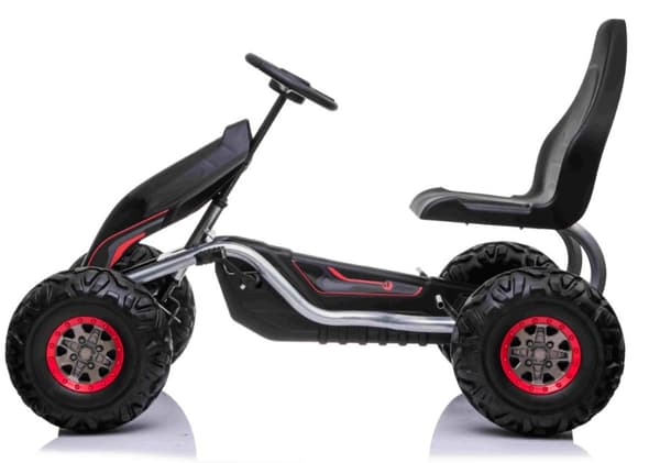 MegaLeg Power-XL pedal-gokart för barn, svart