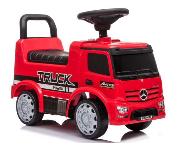 Mercedes-Benz Antos Gåbil med ljud/ljus/ljudlösa hjul/Lädersäte