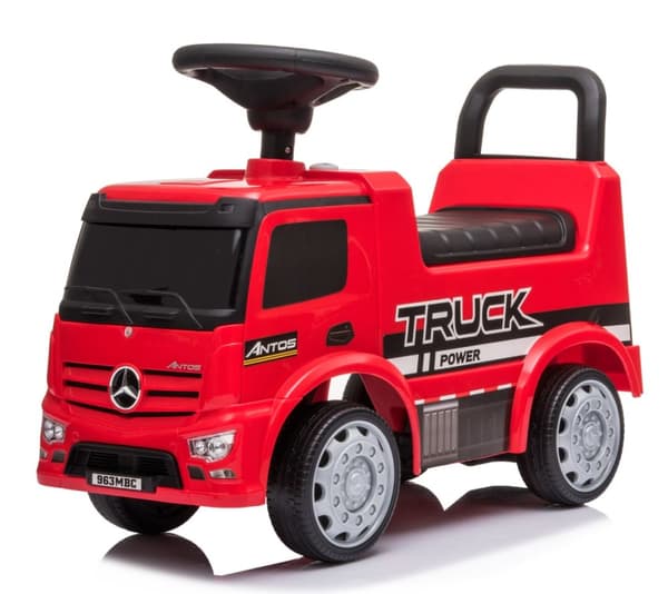 Mercedes-Benz Antos Gåbil med ljud/ljus/ljudlösa hjul/Lädersäte