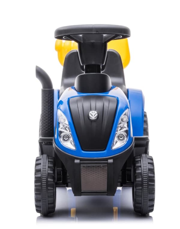 New Holland T7 Gå-Traktor med Trailer och verktyg, Blå