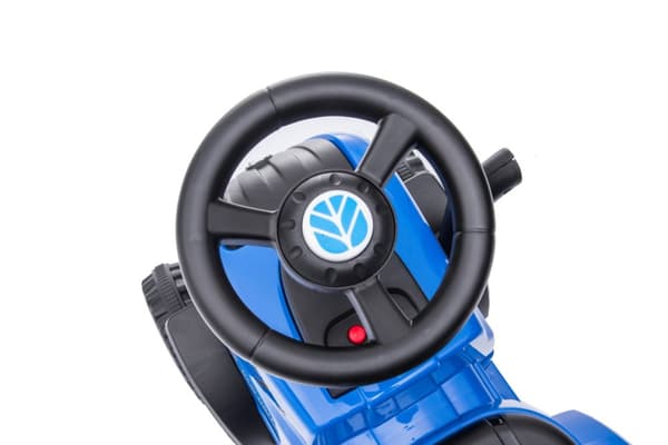 New Holland T7 Gå-Traktor med Trailer och verktyg, Blå