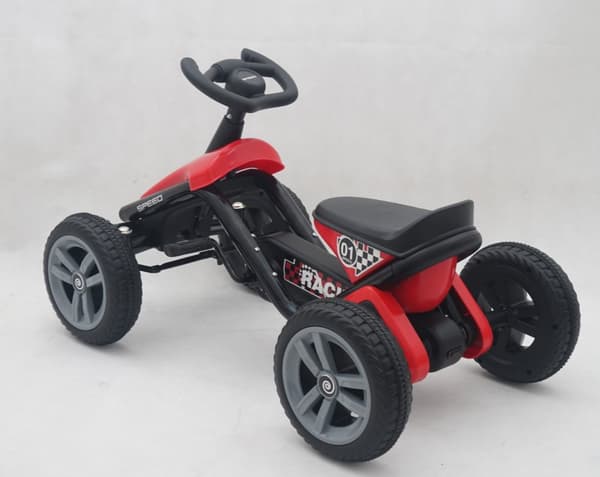 Racing 01 Pedal Gokart till barn, Röd