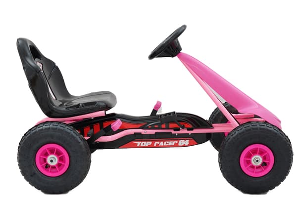 Top Racer Pedal Gokart till barn, Pink