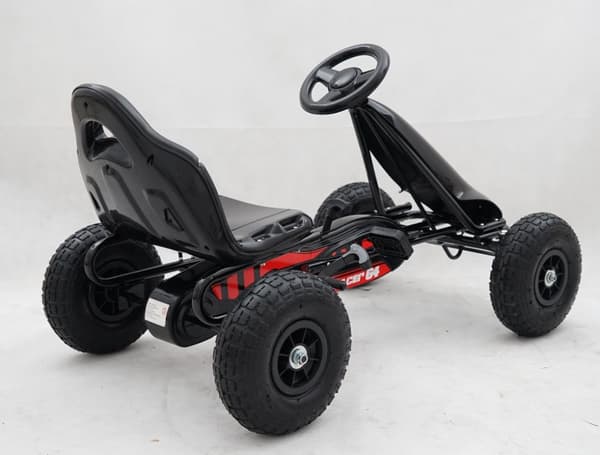 Top Racer Pedal Gokart till barn, Svart