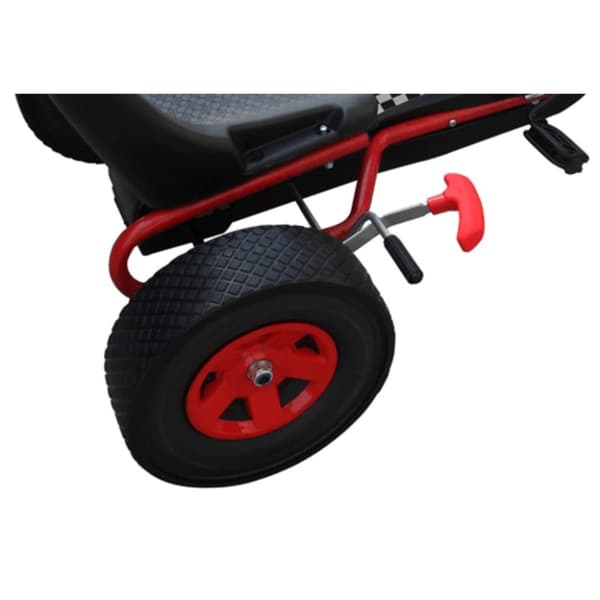 pedal-gokart til børn rød