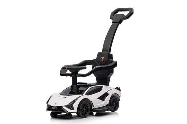 Lamborghini QLS-996T Ride-On med klapvogn, hvid