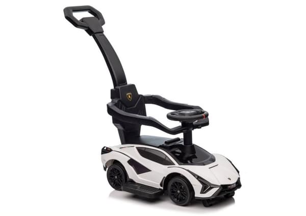 Lamborghini QLS-996T Ride-On med klapvogn, hvid