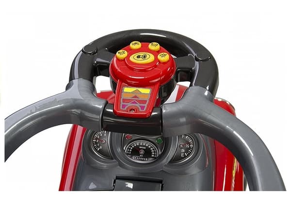 Push Ride-On med Guide Coupe Red
