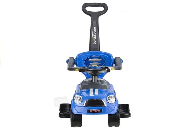 Push Ride-On med Guide Coupe Blue