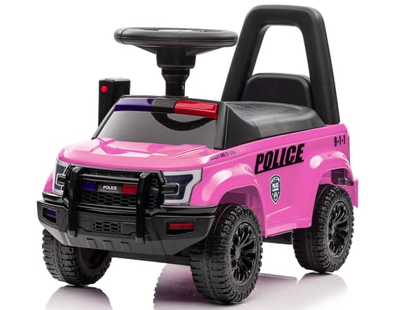 Ajettava Megaphone QLS-993 Pinkin kanssa
