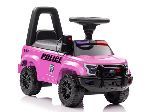 Ajettava Megaphone QLS-993 Pinkin kanssa