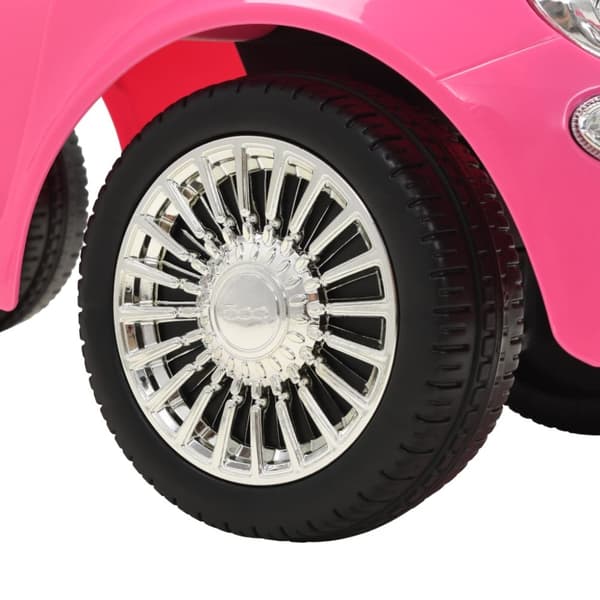 legetøjsbil Fiat 500 lyserød