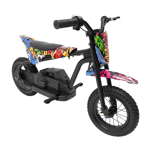 Barnens elektriska motorcykel, dubbla hastighetslägen, LED-lampor,MULTI