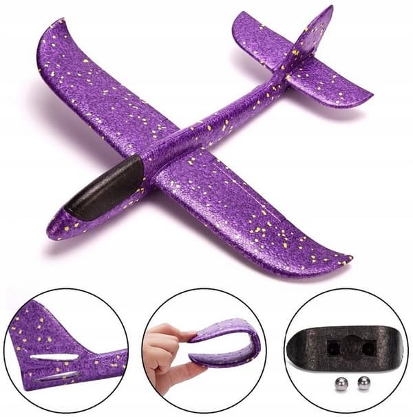 STOR DART Flyvende Styrofoam-fly STOR svævefly 47 CM dart