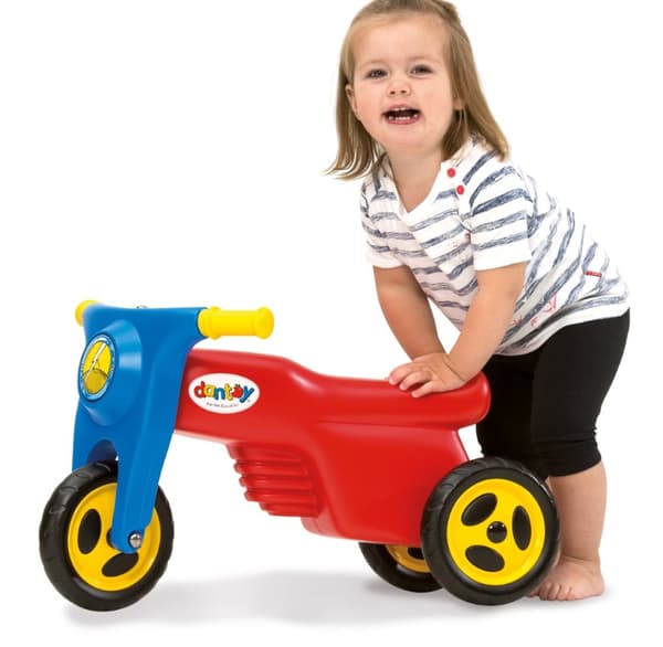 Dantoy motorcykel med plasthjul