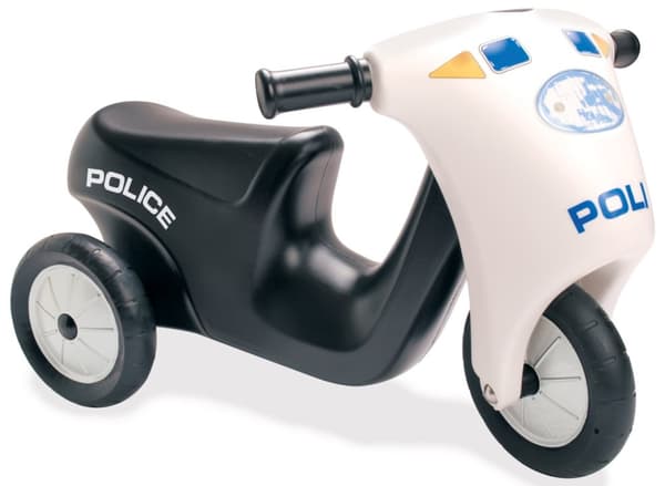 Dantoy Polismotorcykel med gummihjul