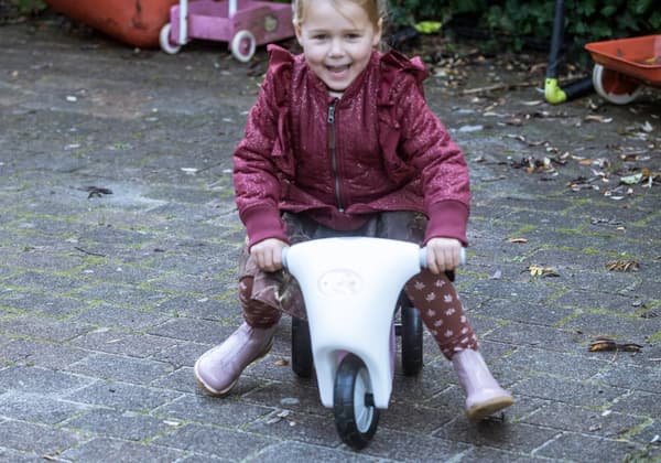 Dantoy Prinsesse Motorcykel med gummihjul