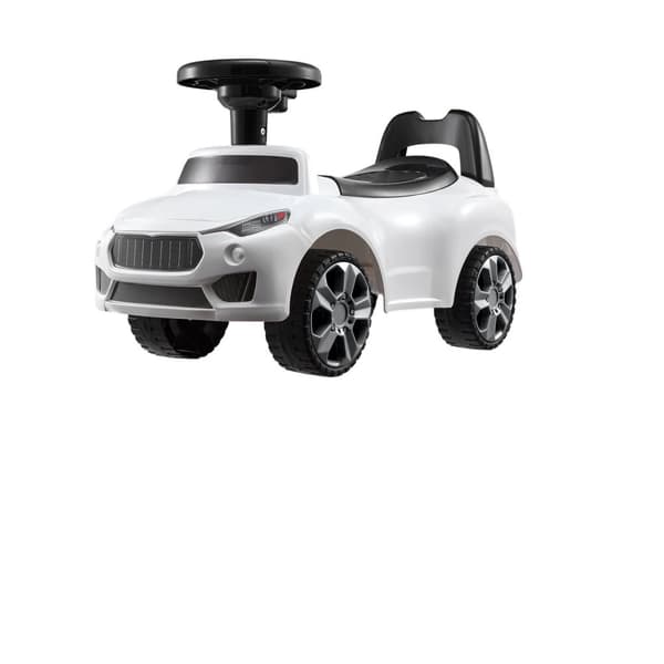 Lasten Työntöauto, Kuormakapasiteetti 48,5 lbs, Musiikkiohjain, Piilotettu Säilytystila,VALKOINEN
