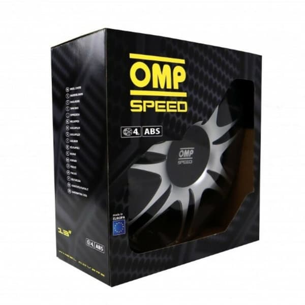 Pölykapseli OMP Ghost Speed Musta Hopeinen 13" (4 uds)