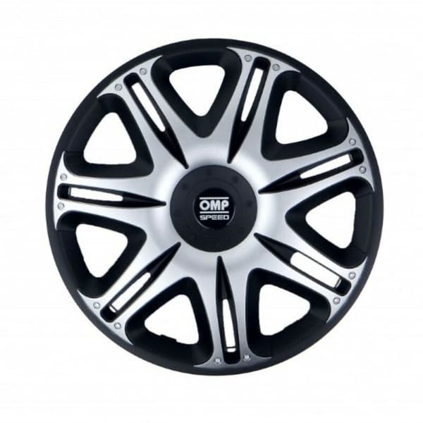 Pölykapseli OMP Ghost Speed Musta Hopeinen 13" (4 uds)