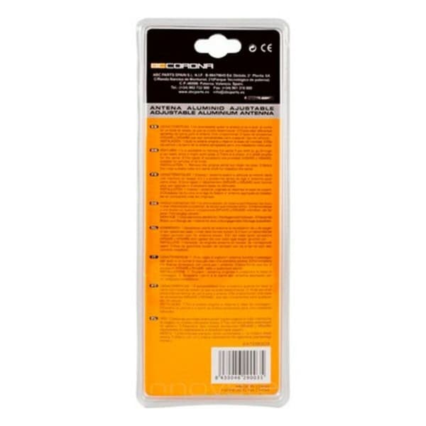 Bilantenne CS10 Sort Aluminium Kan justeres