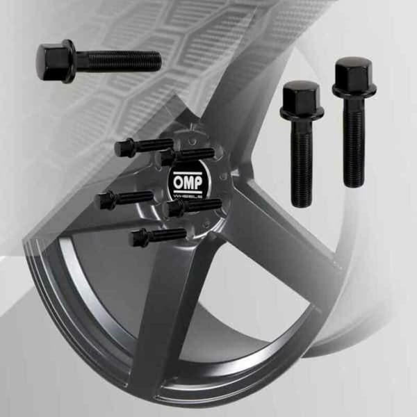 Skruvsats OMP M12 x 1,25 1,55"