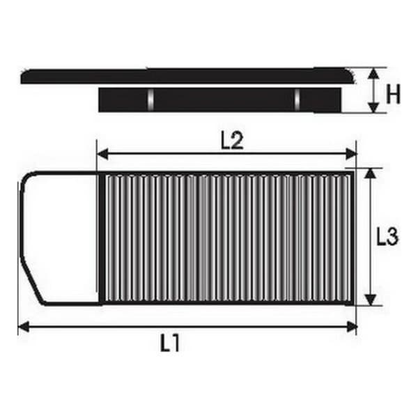Ilmasuodatin Green Filters P965017
