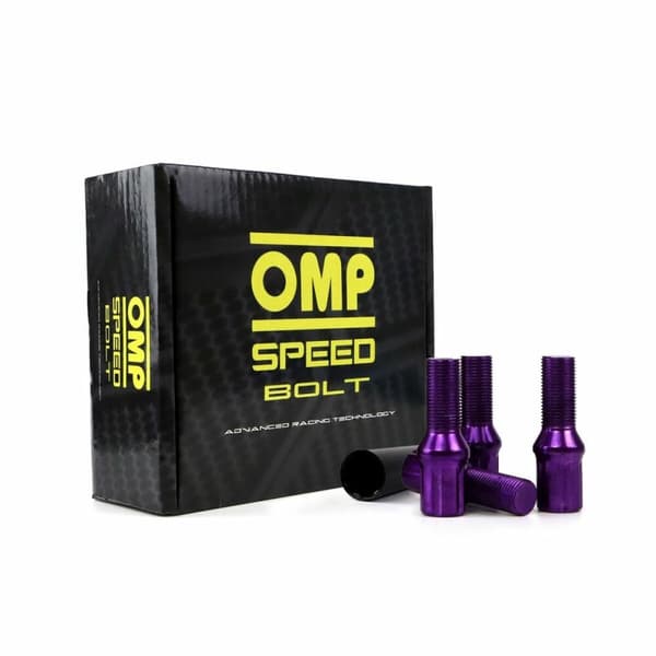 Set Møtrikker OMP 27 mm Violet 20 uds M12 x 1,25
