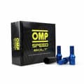 Miniatyrbillede 1 af 5: Set Møtrikker OMP 27 mm Blå 20 uds M12 x 1,25