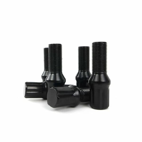 Set Mutterit OMP 27 mm Musta 20 uds M14 x 1,25