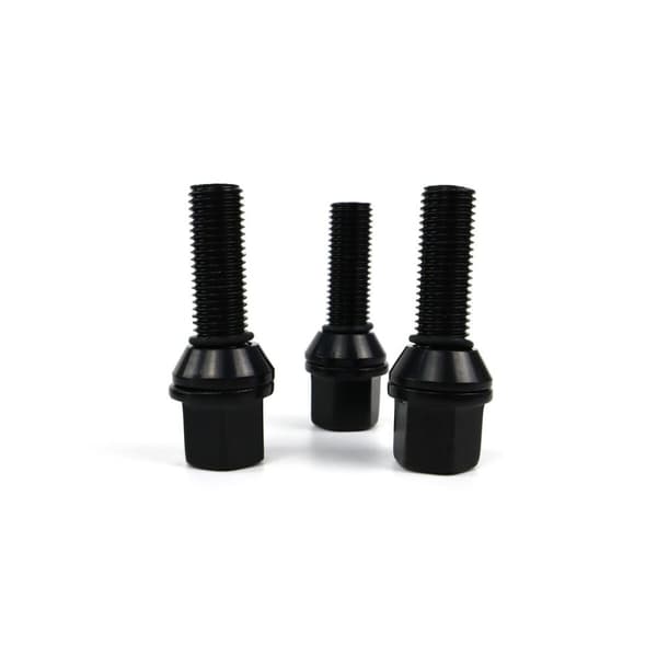 Skruesæt OMP OMPS09761201 28 mm Sort M12 x 1,25