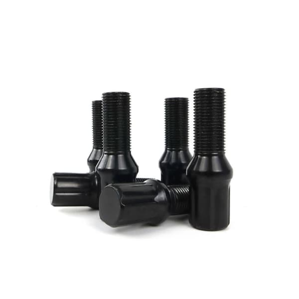 Skruesæt OMP OMPS09761201 28 mm Sort M12 x 1,25