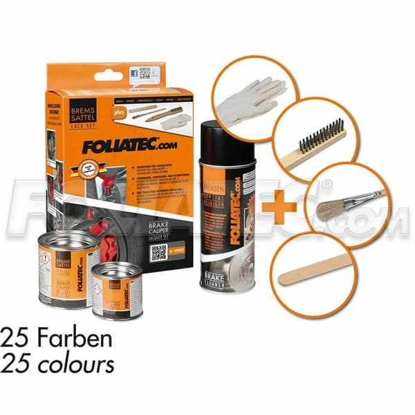 Maalaussetti Foliatec FO2195 Jarrusatulat Keltainen