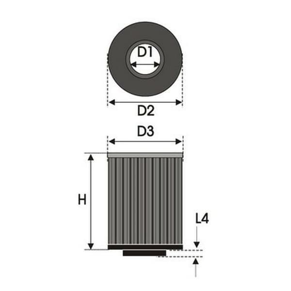 Ilmasuodatin Green Filters B11.70 Universaali