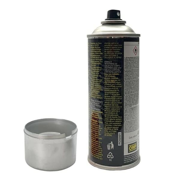 Spraymaali OMP OMPPC02001000003 Jarrusatulat 400 ml Hopeinen