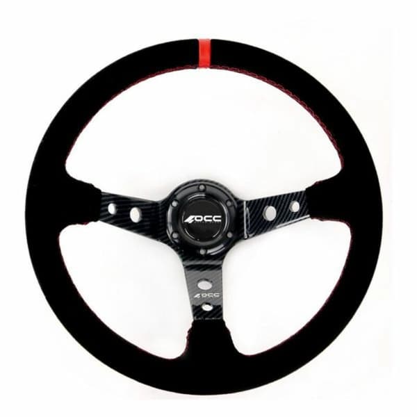 Racerrat OCC Motorsport Sort Sort/Rød Rød/Sort Ø 35 cm
