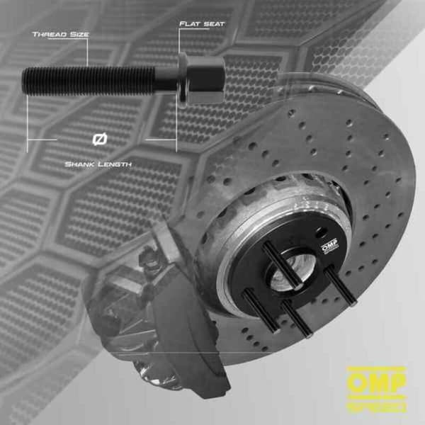 Skruebolte OMP OMPS09671201 M12 x 1,50 Unbrako