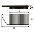 Miniatyrbillede 2 af 2: Luftfilter Green Filters P960521