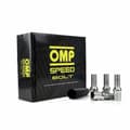 Miniatyrbillede 1 af 5: Set Møtrikker OMP 27 mm Sølv 20 uds M14 x 1,25