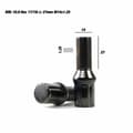 Miniatyrbillede 2 af 5: Set Møtrikker OMP 27 mm Antracit 20 uds M14 x 1,25