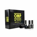 Miniatyrbillede 1 af 5: Set Møtrikker OMP 27 mm Antracit 20 uds M14 x 1,25
